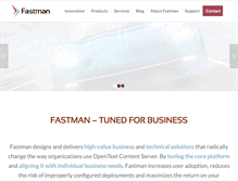 Tablet Screenshot of fastman.com